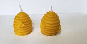 Hand made bees wax candles